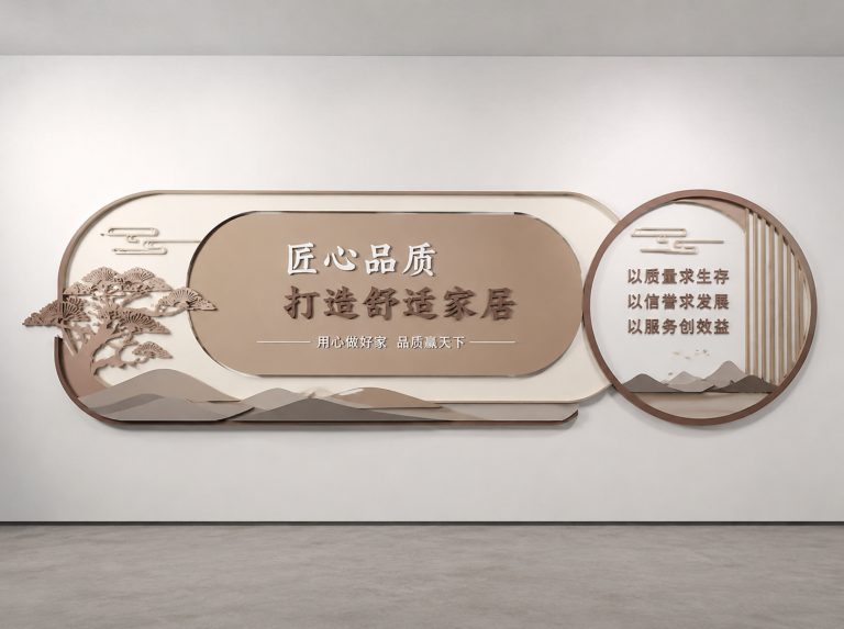 阳江展厅立体字发光字与灯箱